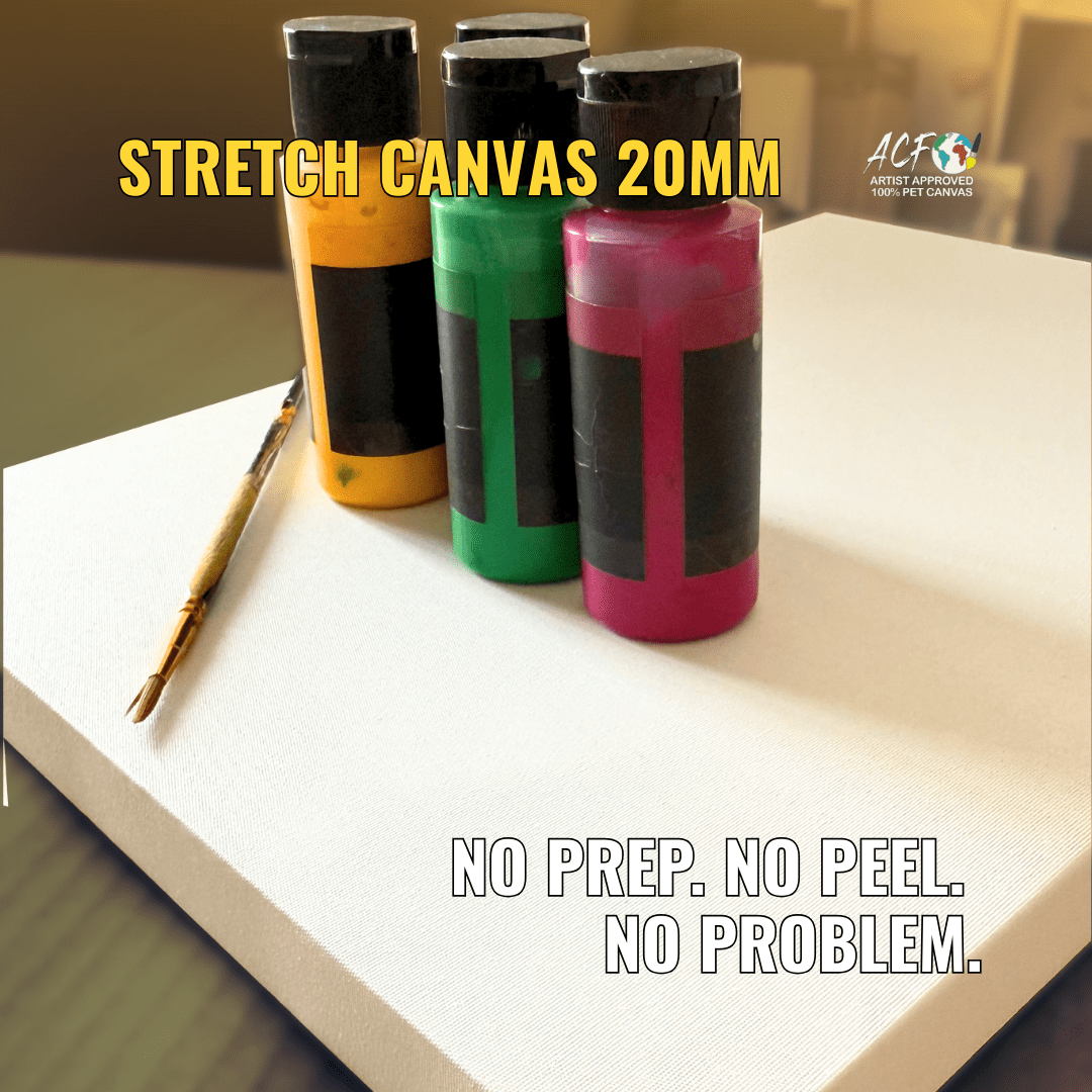 Stretch Canvas – 20mm Deep PET Canvas with New Coating - Art Canvas Factory