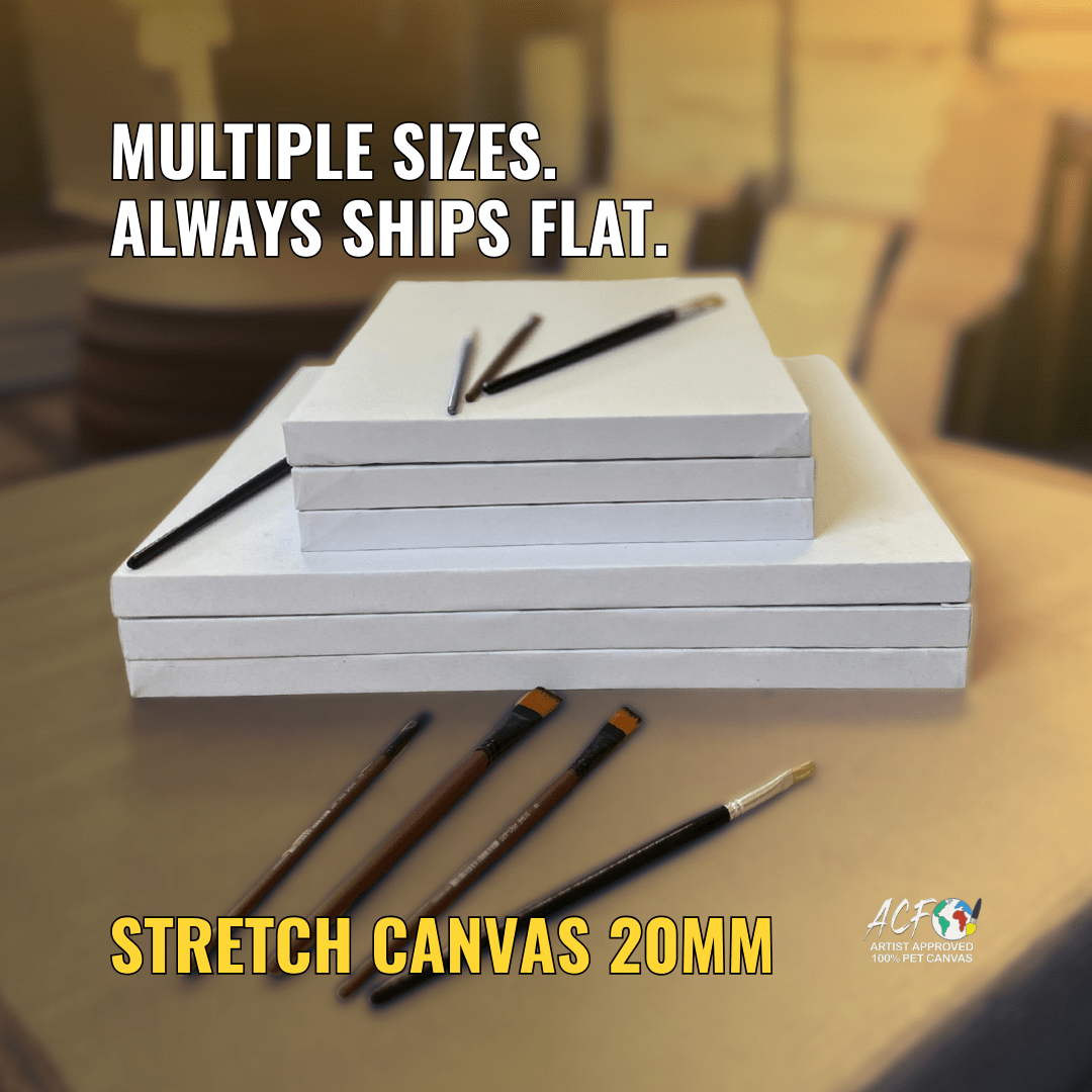 Stretch Canvas – 20mm Deep PET Canvas with New Coating - Art Canvas Factory